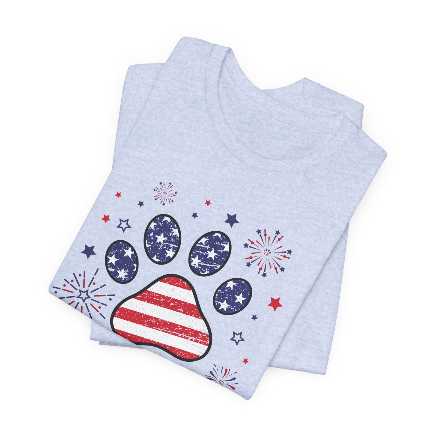PAW FOURTH - Unisex Jersey Short Sleeve Tee PATRIOTIC