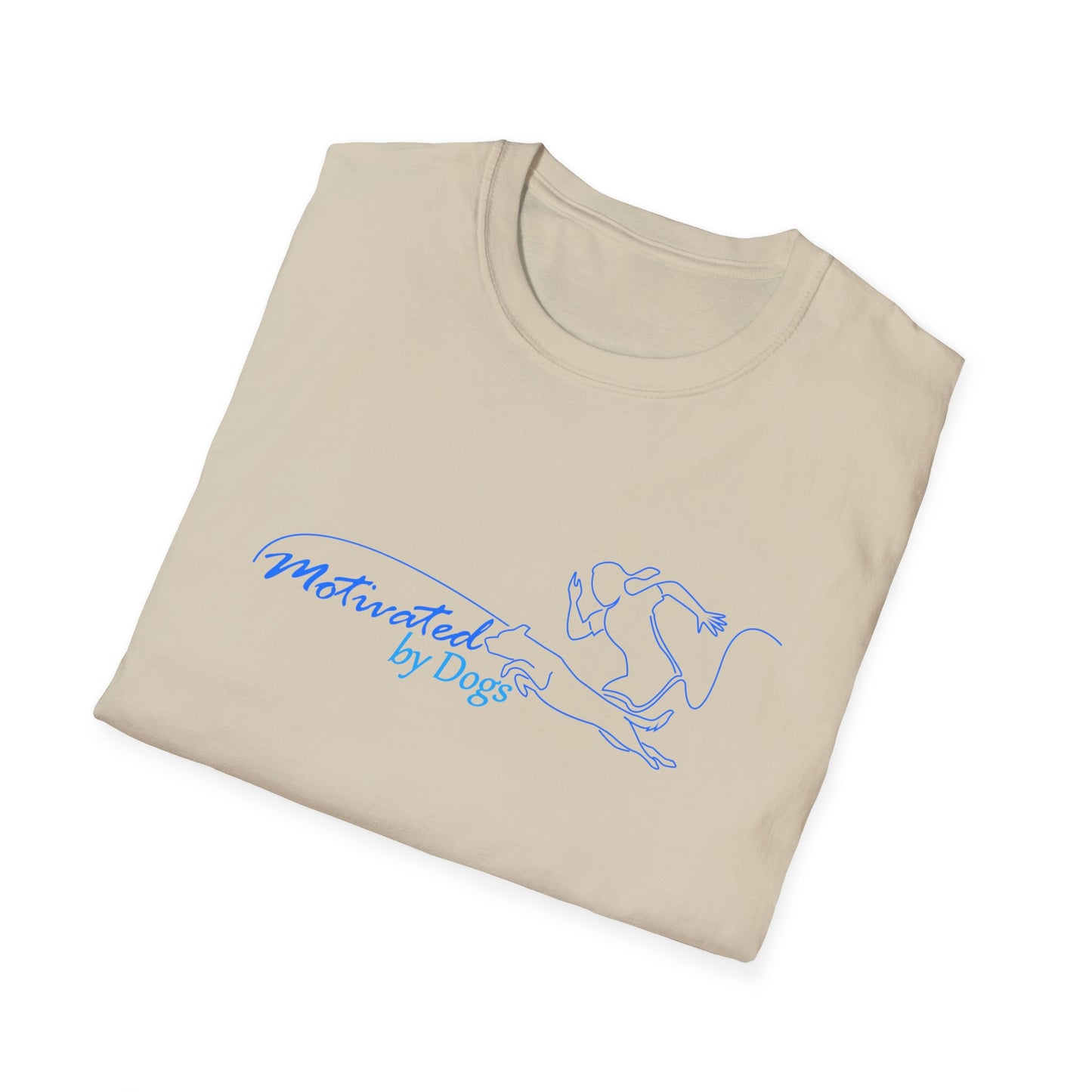 Motivated By Dogs Unisex Softstyle T-Shirt