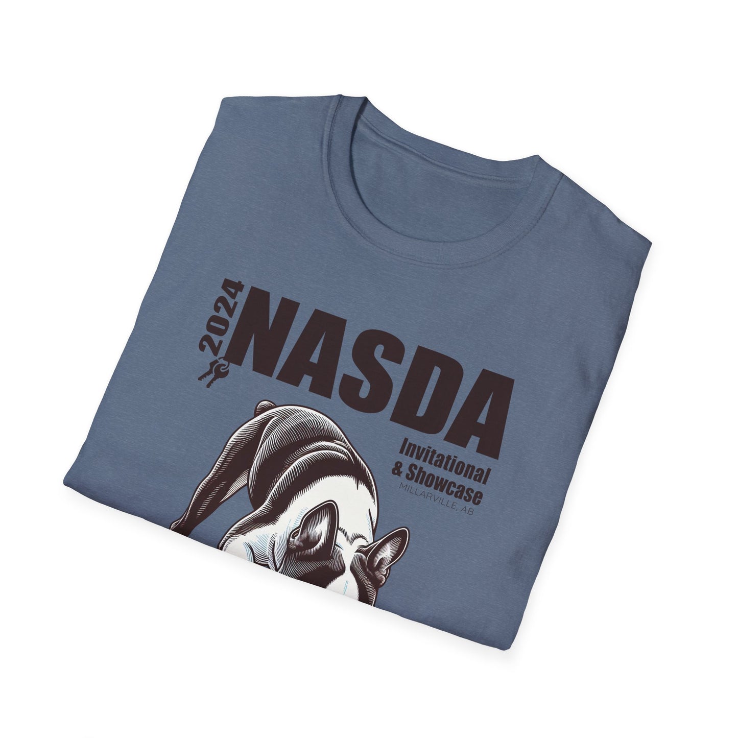 BOSTON TERRIER - NASDA Unisex Softstyle T-Shirt