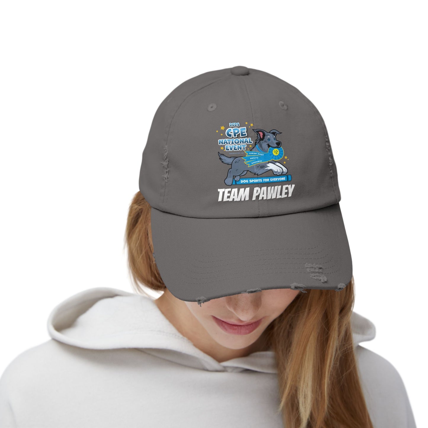 Team Pawley CPE Unisex Distressed Cap