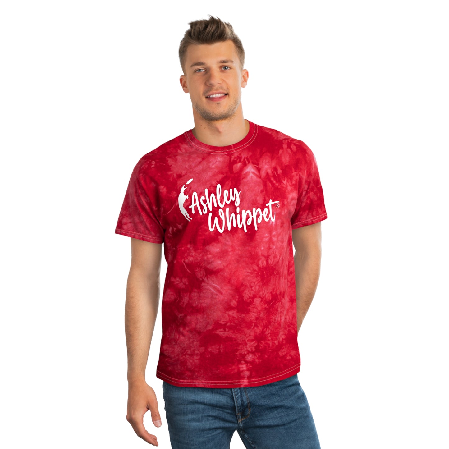 2024 Ashley Whippet Tie-Dye Tee, Crystal