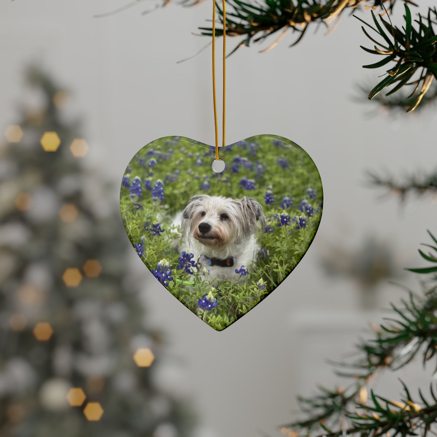 Jeana Burke - Ceramic Ornaments, Double-Sided CIRCLE