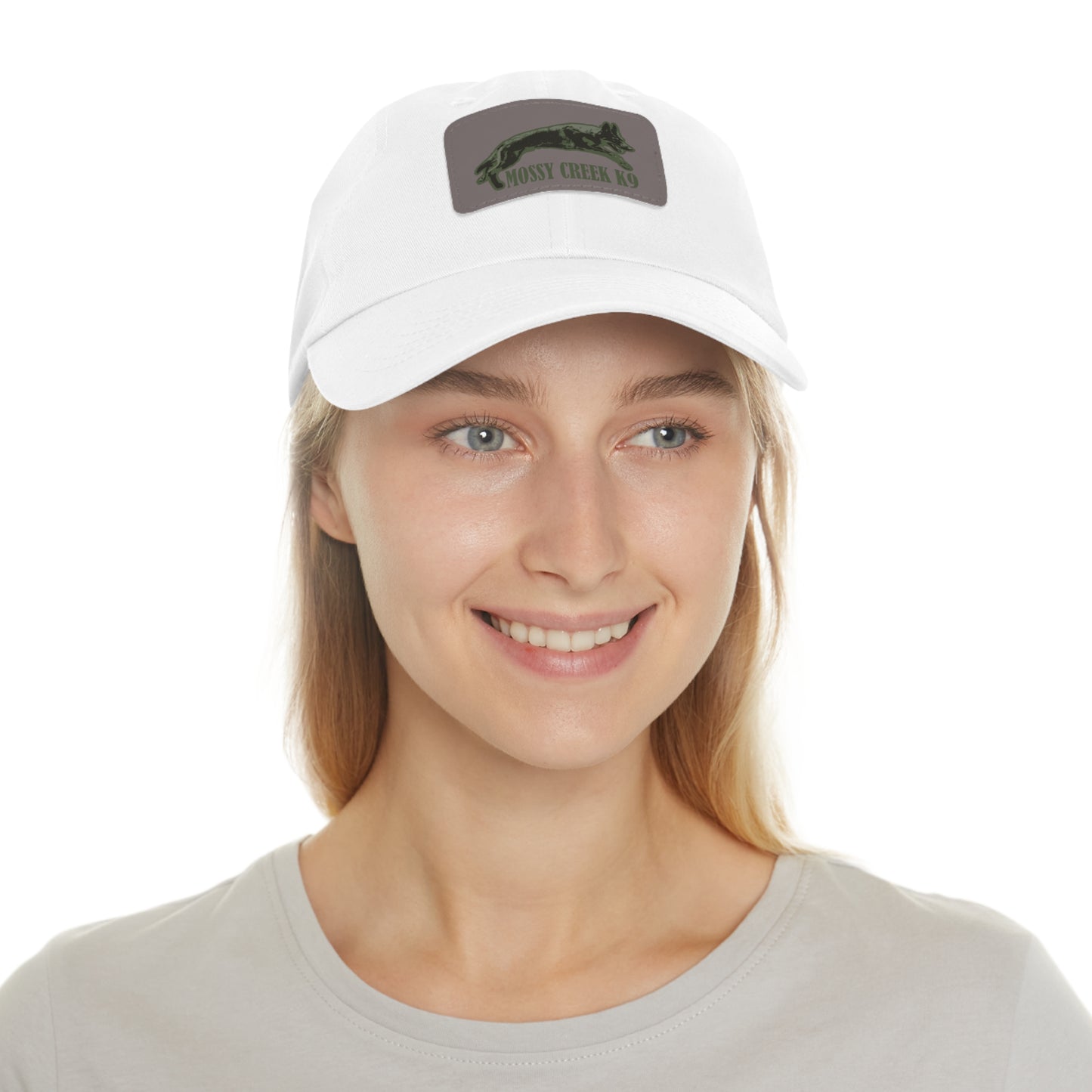 MOSSY CREEK K9 Hat with Leather Patch (Rectangle)