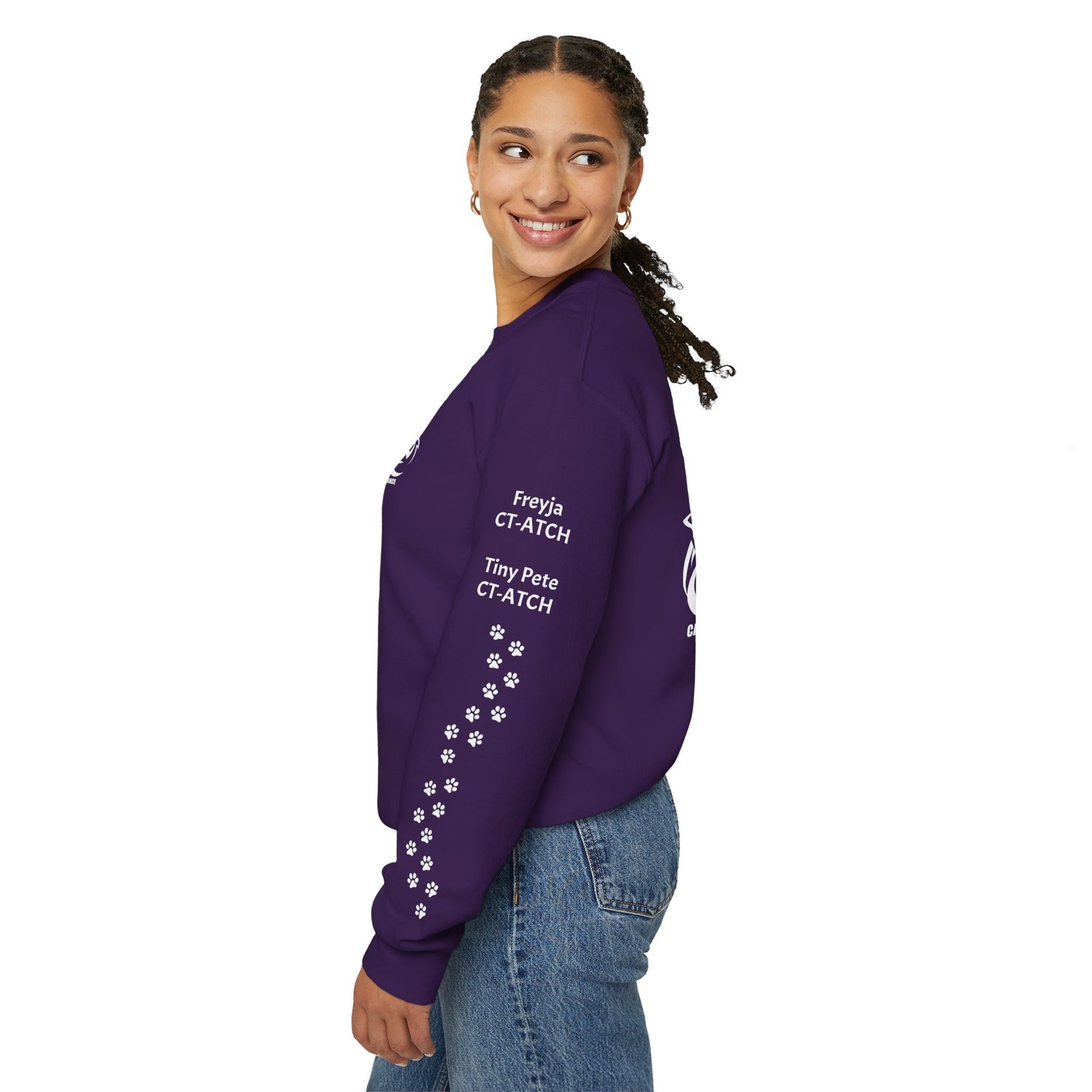Freyja & Tiny Pete Unisex Heavy Blend™ Crewneck Sweatshirt