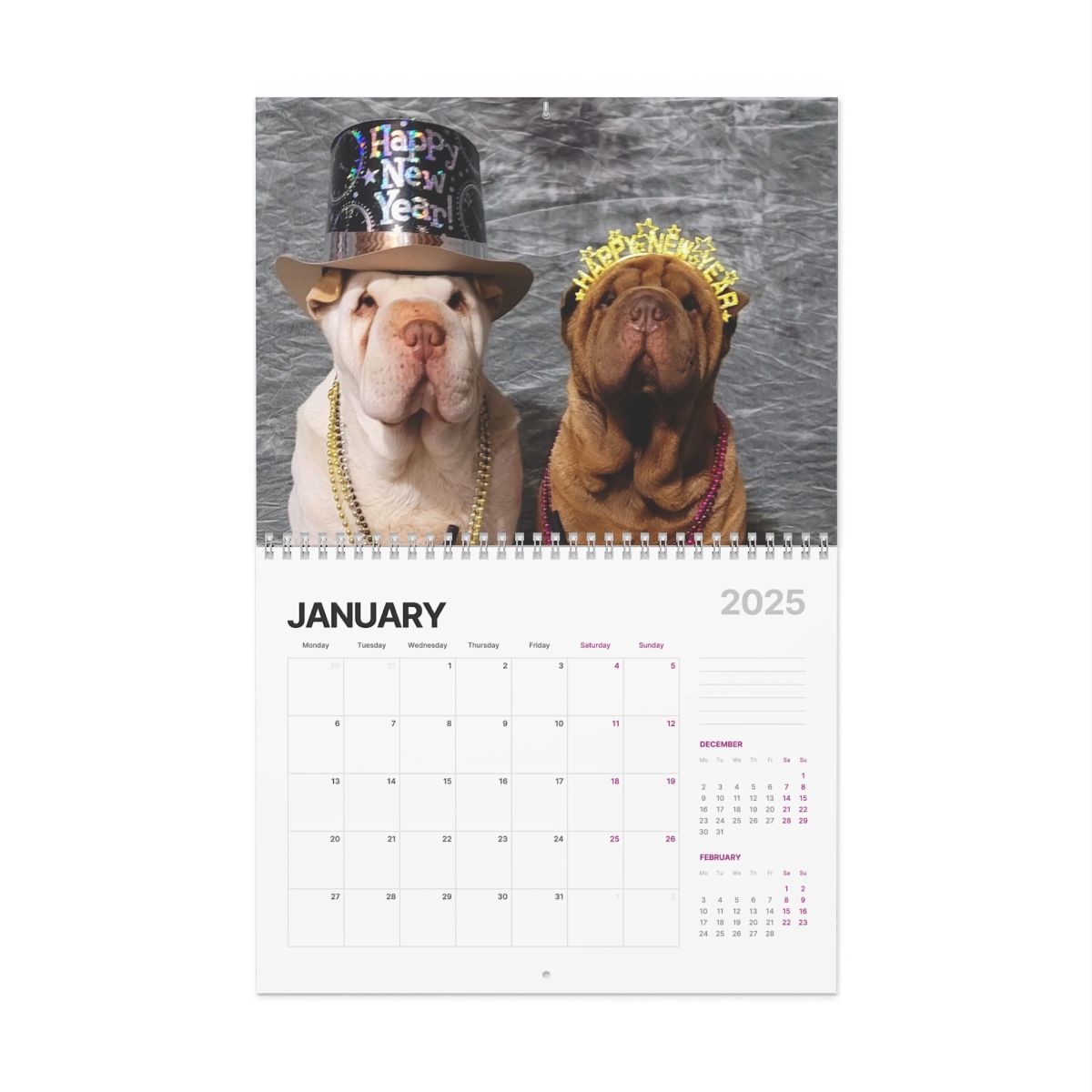 CUSTOM 2025 Wall Calendar