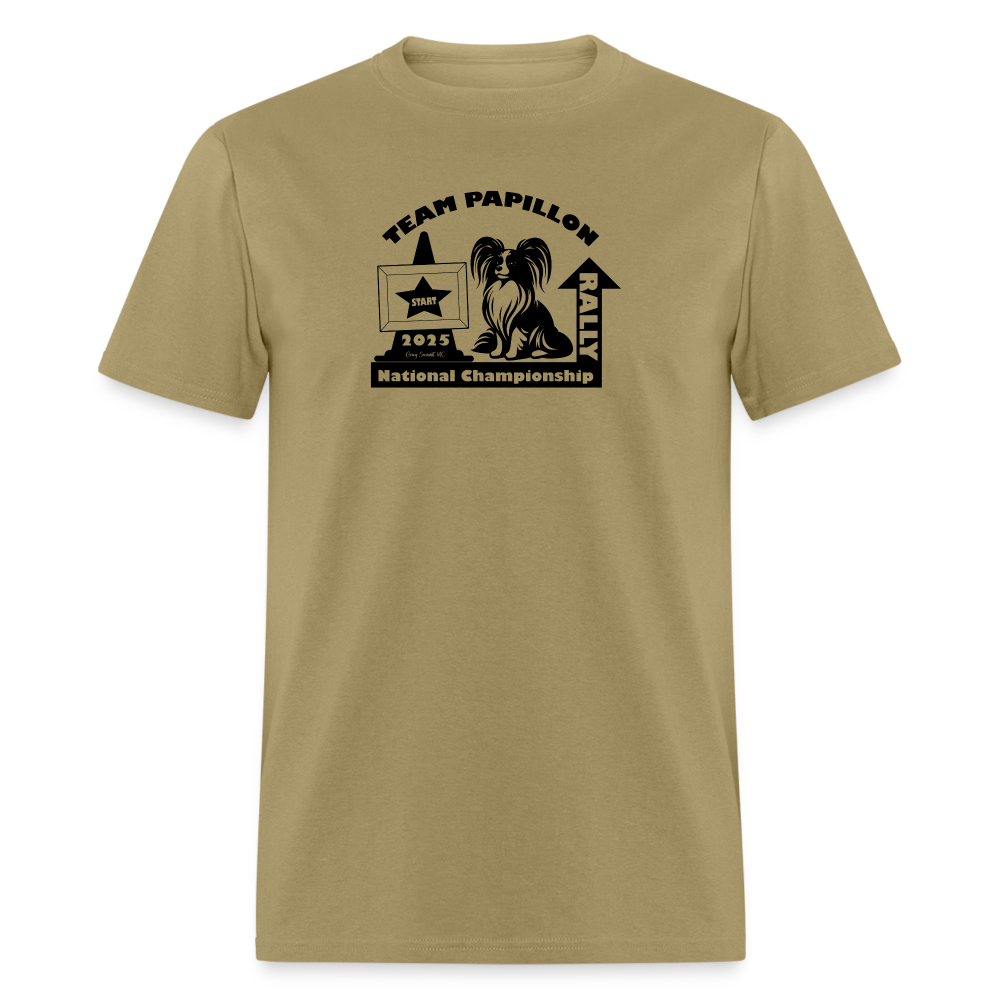 TEAM PAPILLON RALLY 2025 Unisex Classic T-Shirt - khaki