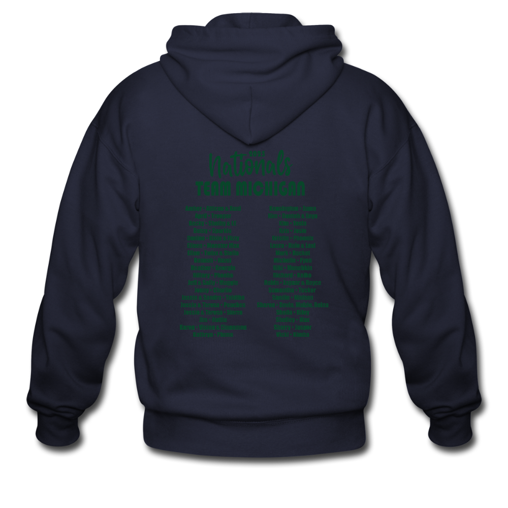 Kimba - CPE TEAM MICHIGAN Zip Hoodie - navy