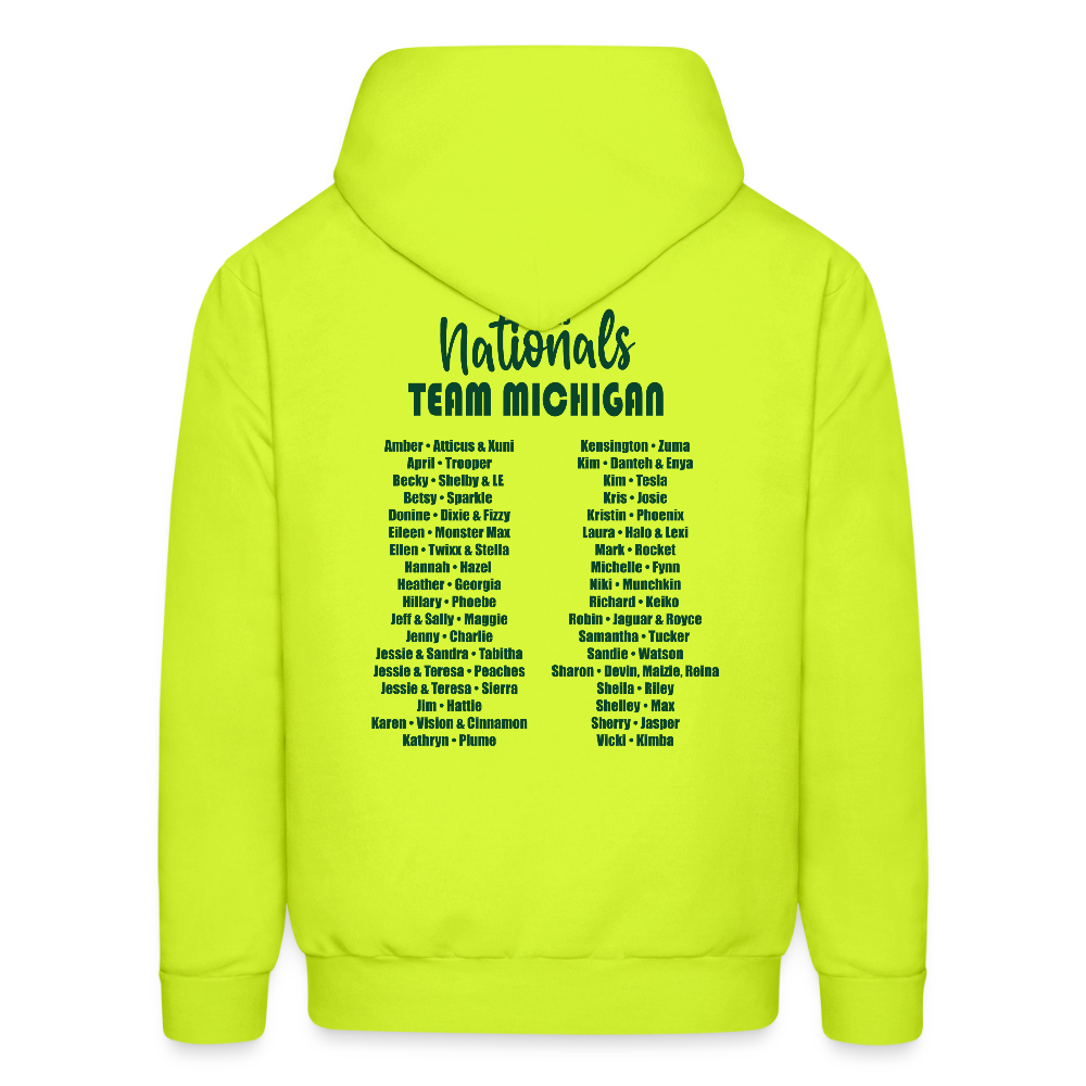 CPE TEAM MICHIGAN Hoodie - safety green