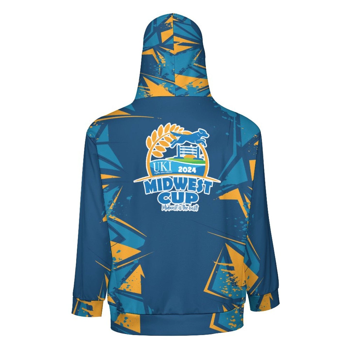 230gsm Custom Zip up Hoodie WY14 (All-Over Printing)