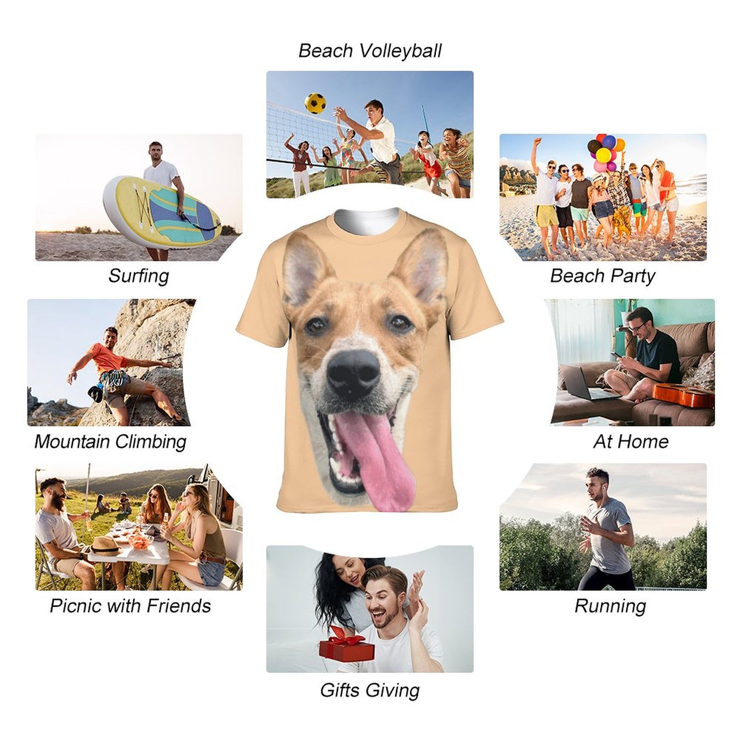 QUILL FACE - Men's T-Shirt Short Sleeve