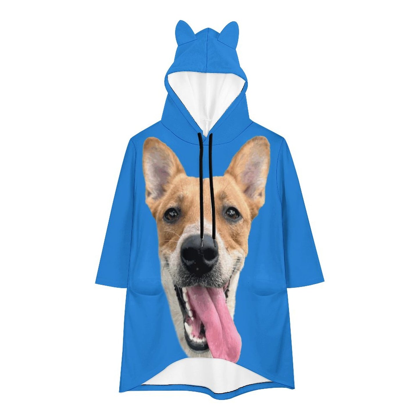 QUILL FACE - Hooded Pullover