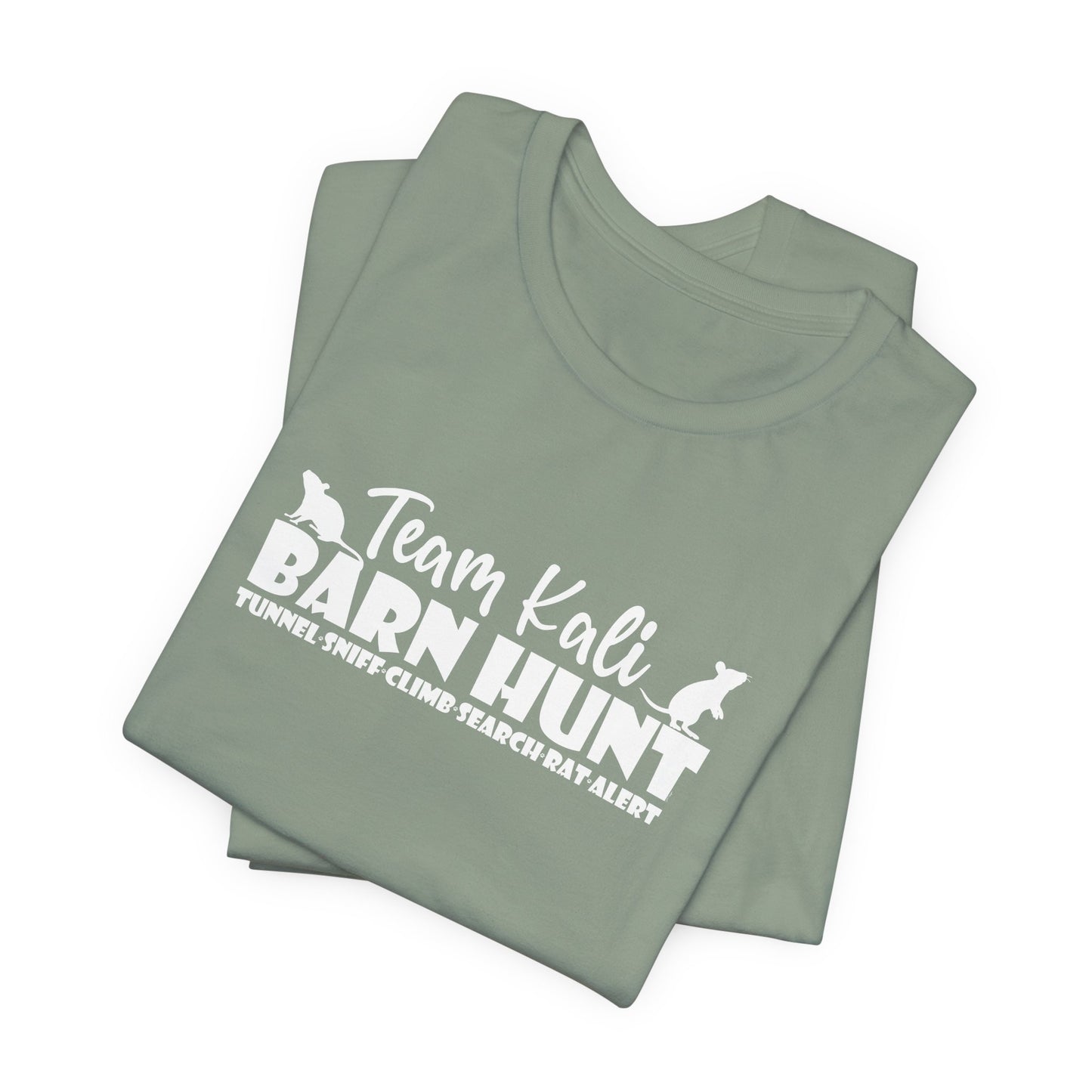 BARN HUNT - Team Kali Unisex Jersey Short Sleeve Tee - BARN HUNT SHIRT