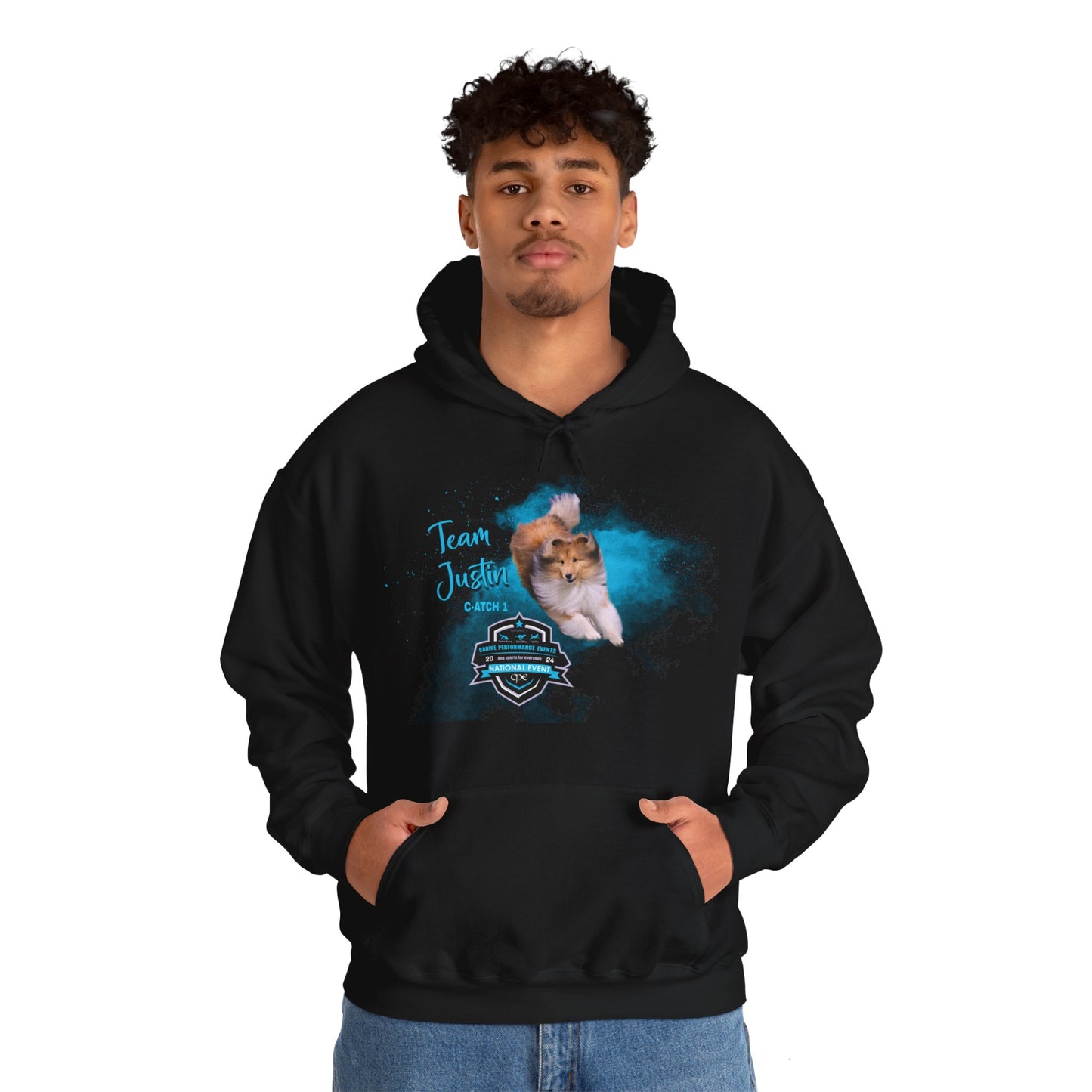 TEAM JUSTIN Unisex Heavy Blend™ Hooded Sweatshirt