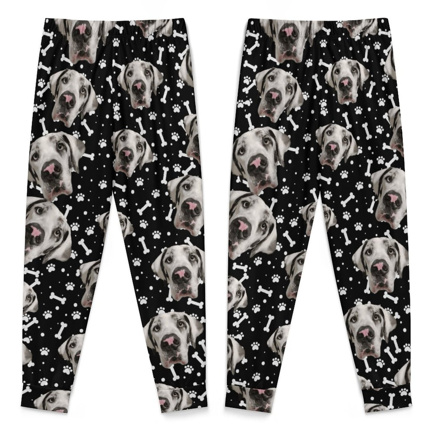 FACE w PAWS-n-BONES Long Sleeve Girls Nightwear