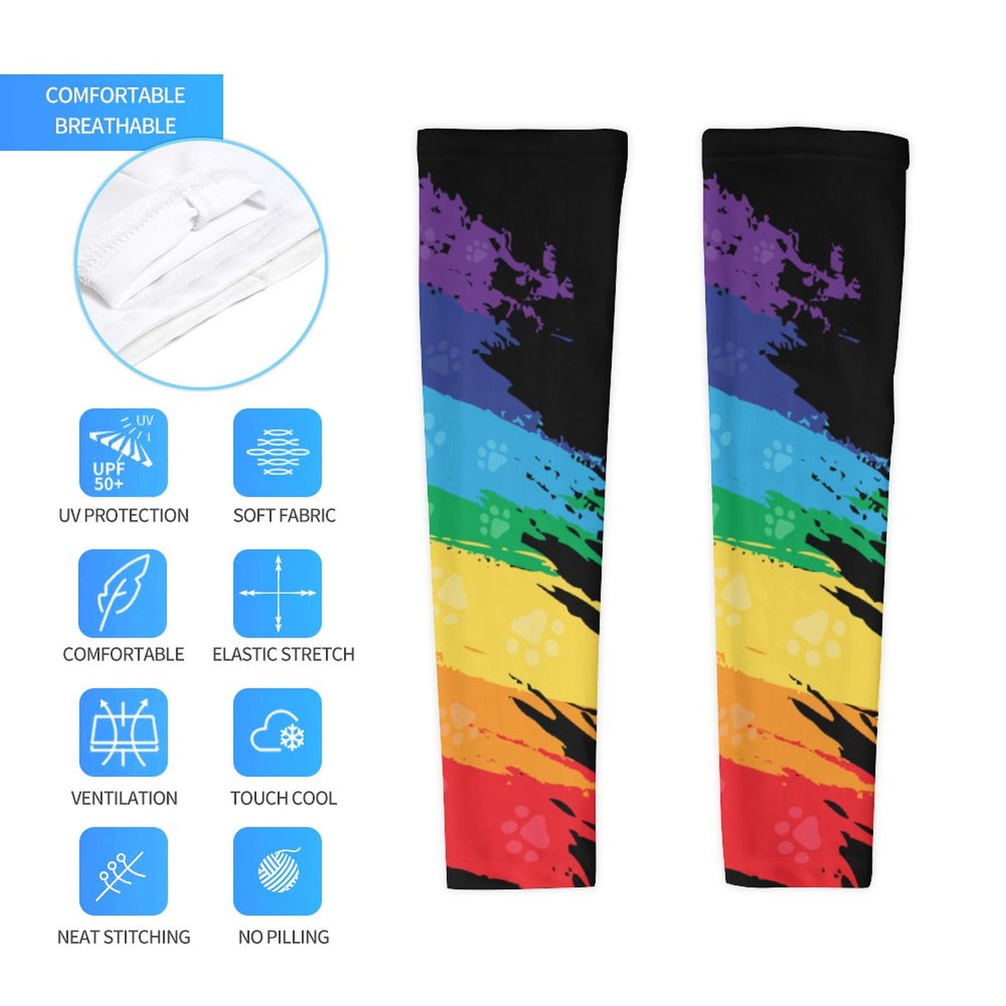 RAINBOW PAWS Cooling UV-Proof Arm Sleeves