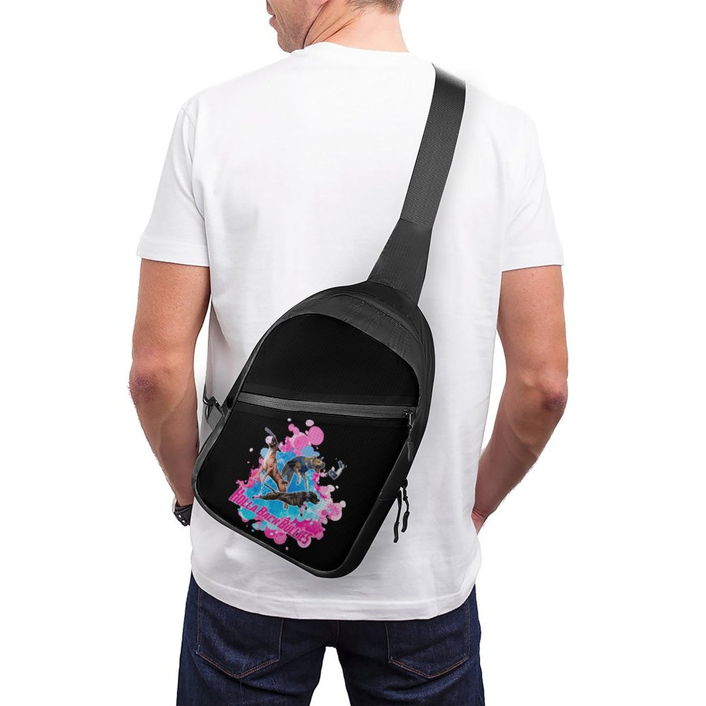 HOLLA BACK BULLIES Crossbody Sling Bag A004