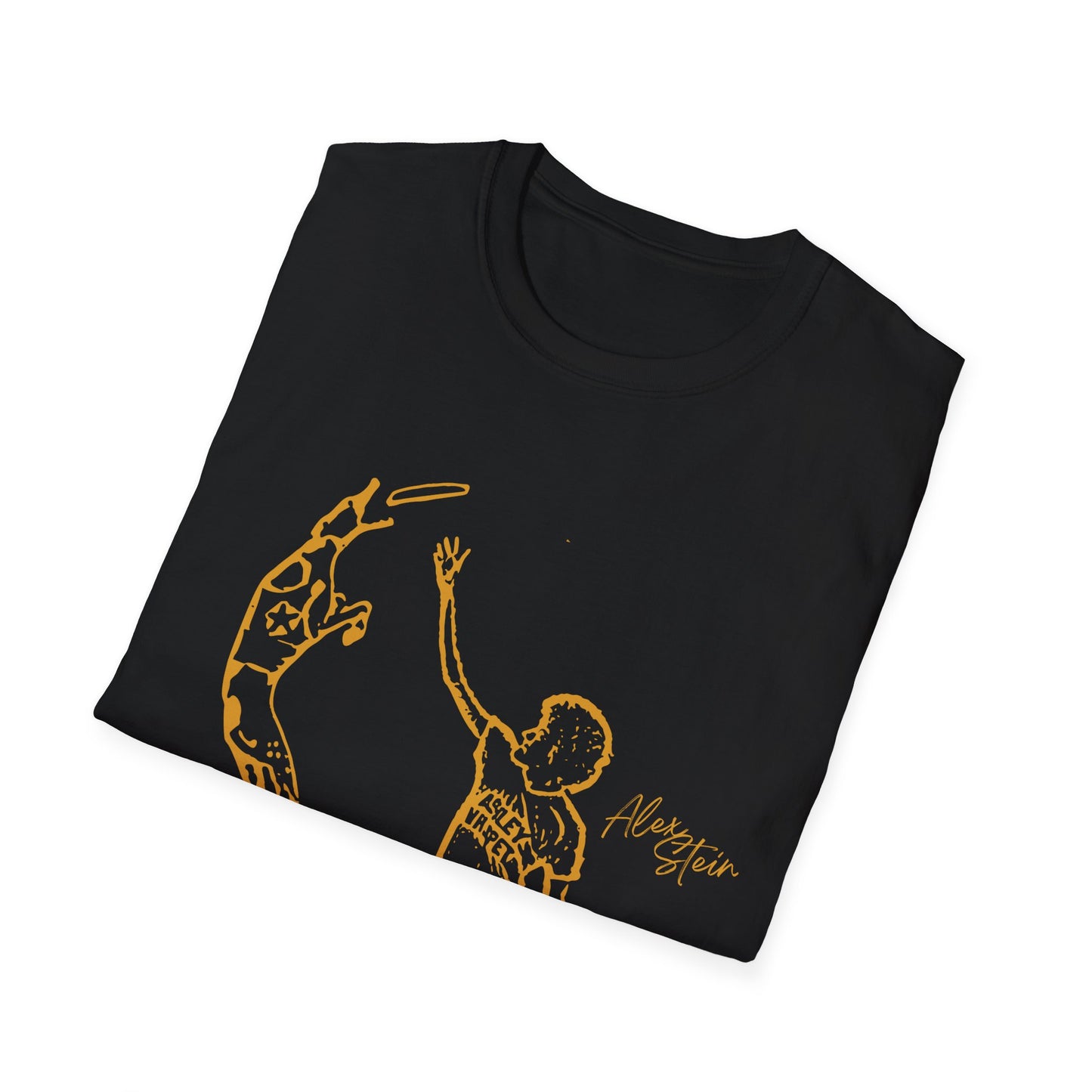 ALEX - Ashley Whippet - GOLD - Unisex Softstyle T-Shirt