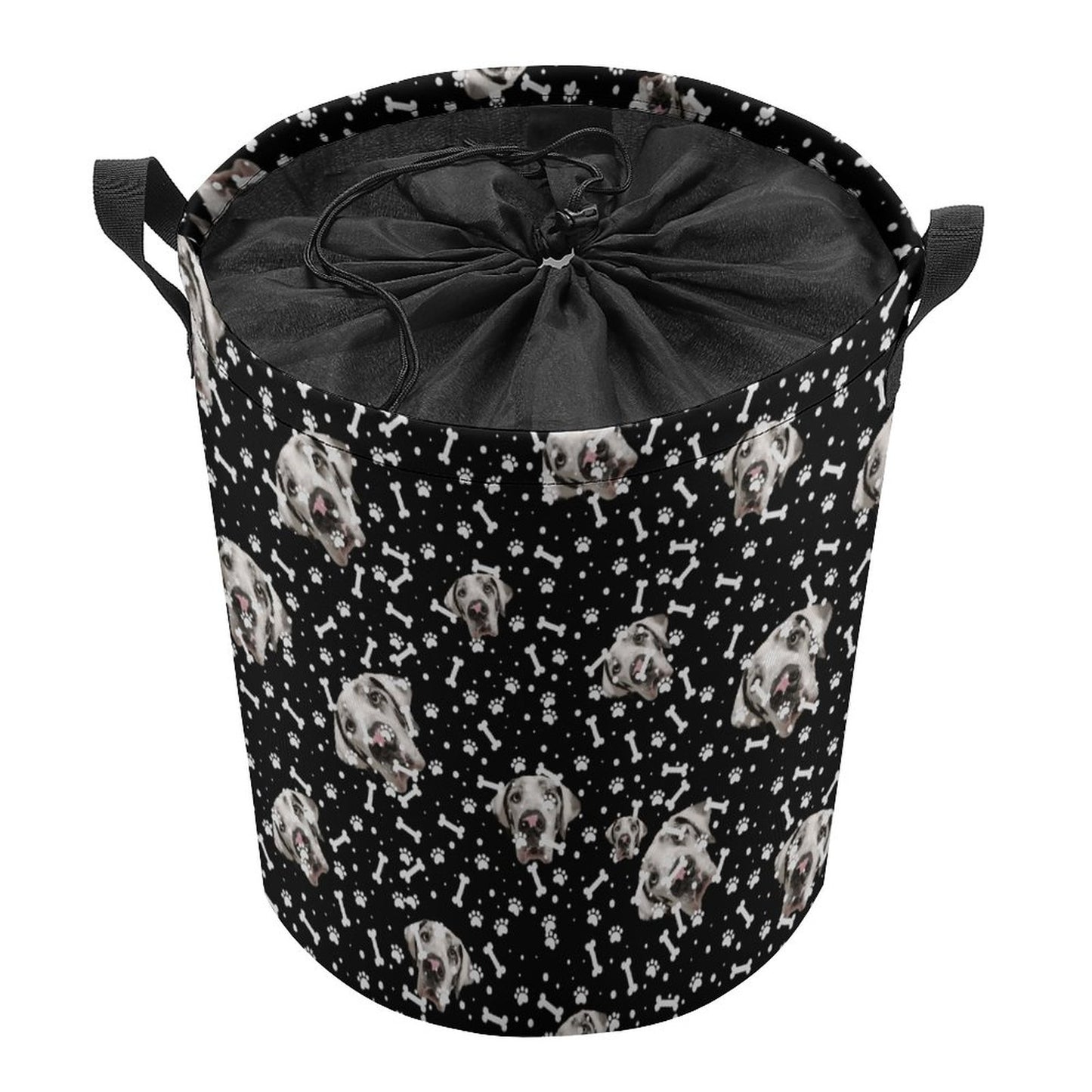 FACE w PAWS-n-BONES Drawstring TOTE