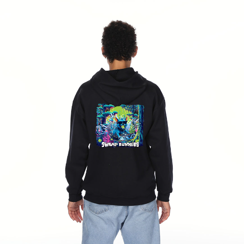 SWAMP RUNNERS Unisex Zip Hoodie
