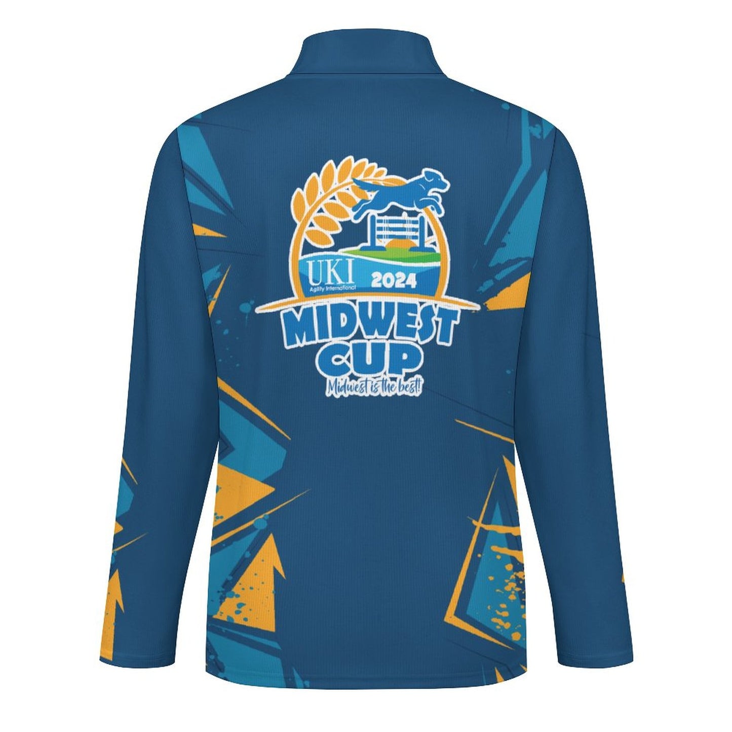 300gsm Men's Polo Sweatshirt LM111 (All-Over Printing)