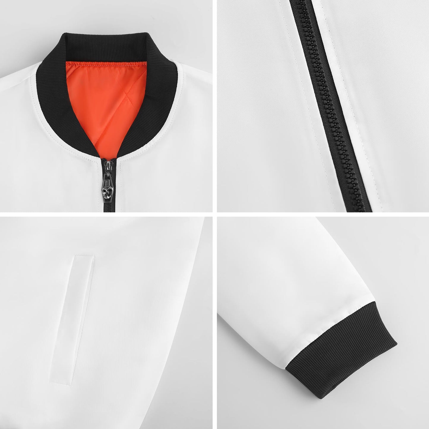 BARK FLYBALL Zipper Bomber Jacket