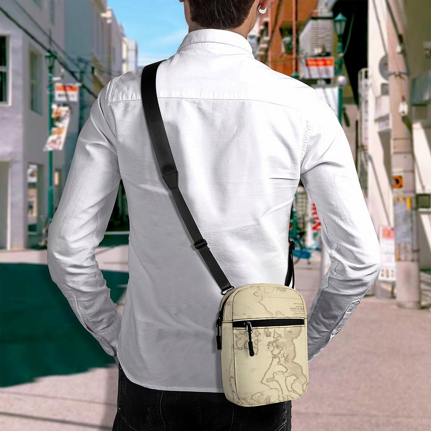 Small Messenger Bag Q026 (All-Over Printing)