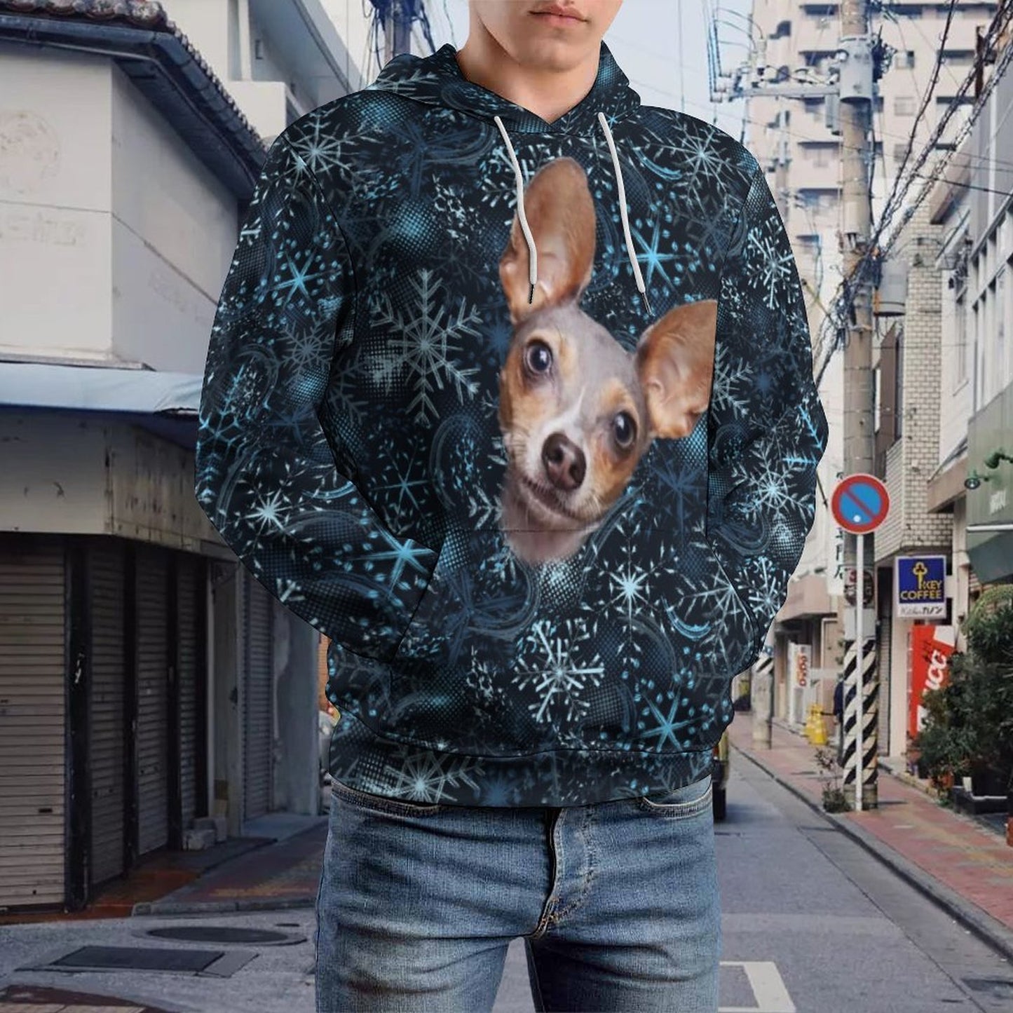 Custom Hoodie FACE PATTERN