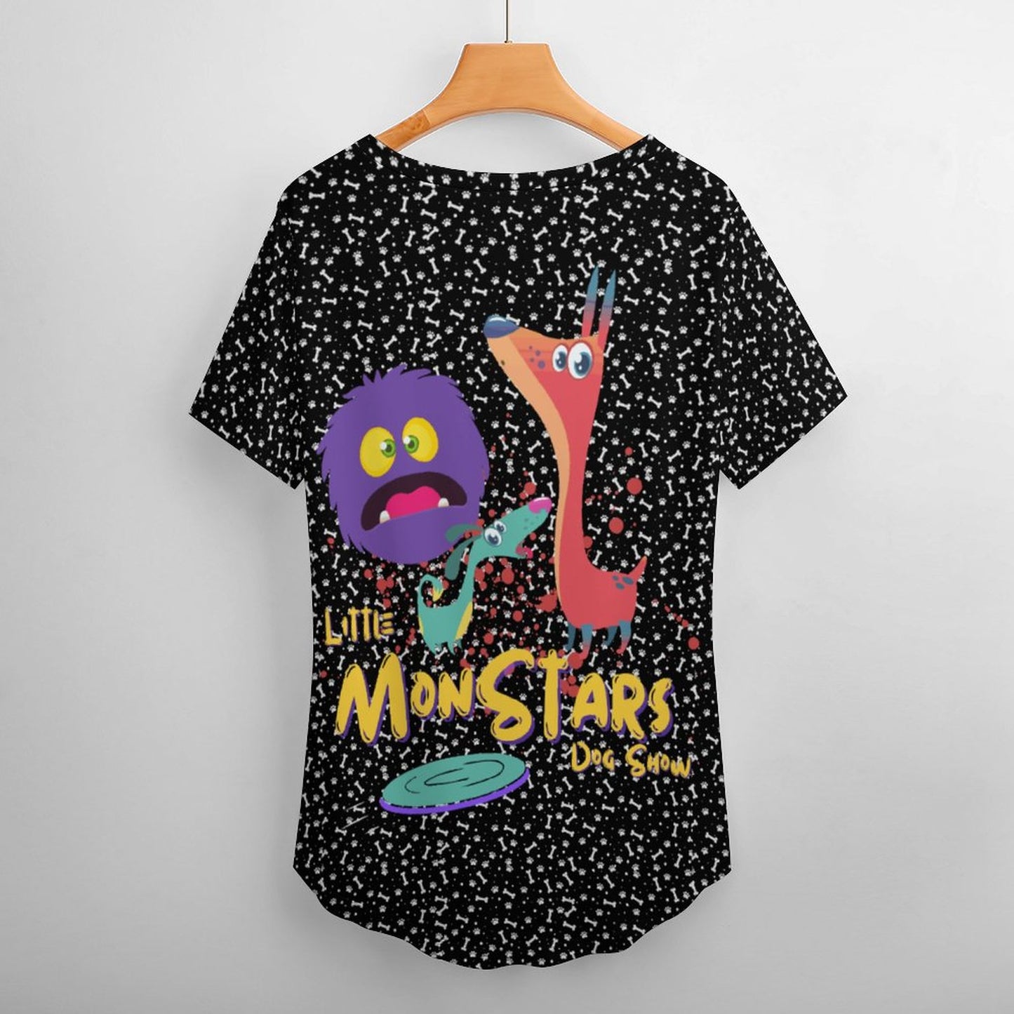 LITTLE MONSTERS Short Sleeve T-Shirts NZ109-Multi-Image Printed Tees