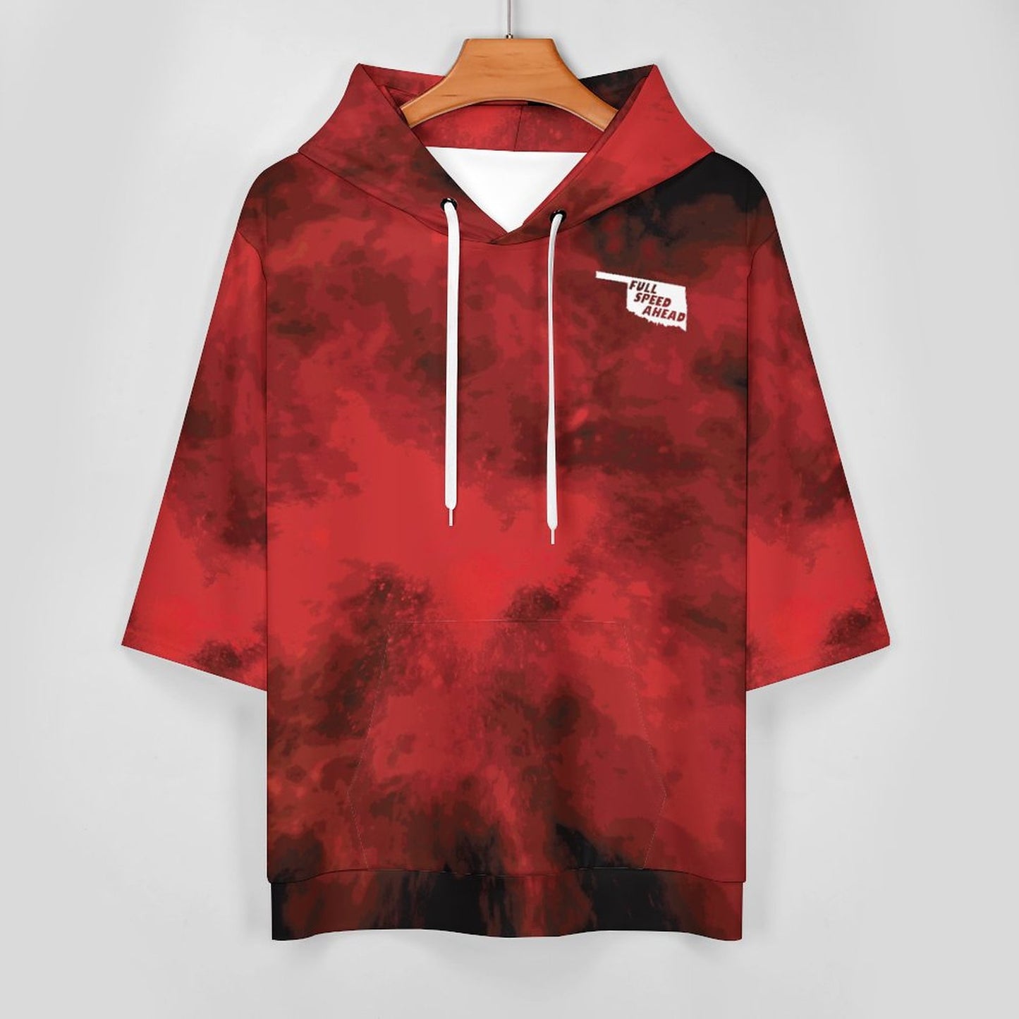 FULL SPEED AHEAD Half Sleeve Hoodie