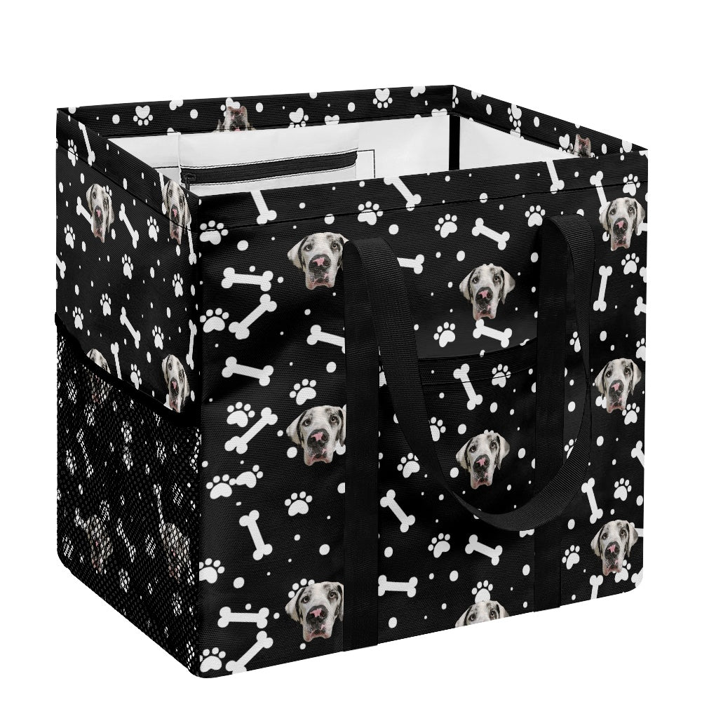 FACE w PAWS-n-BONES Tote