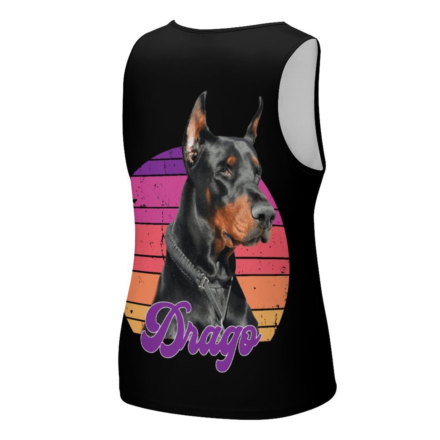 DRAGO - Men's Printed Vest BK