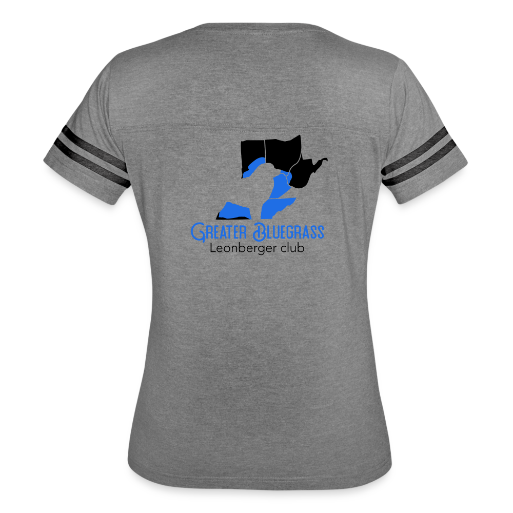 Leonberger Club Women’s Vintage Sport T-Shirt - heather gray/charcoal