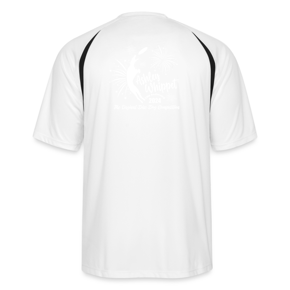ASHLEY WHIPPET Men’s Cooling Performance Color Blocked Jersey - white/black