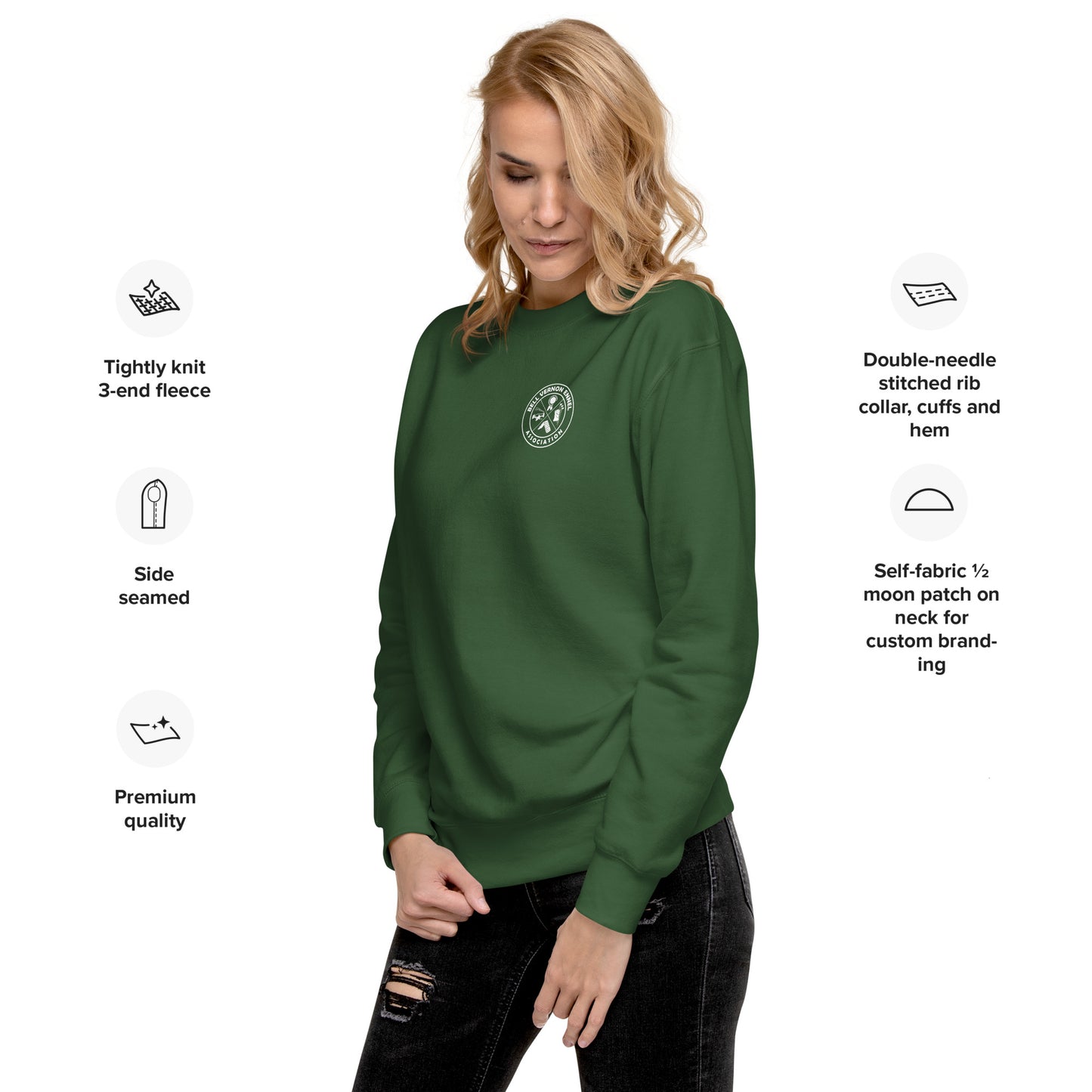 BELL VERNON KENNEL ASSOCIATION Unisex Premium Sweatshirt
