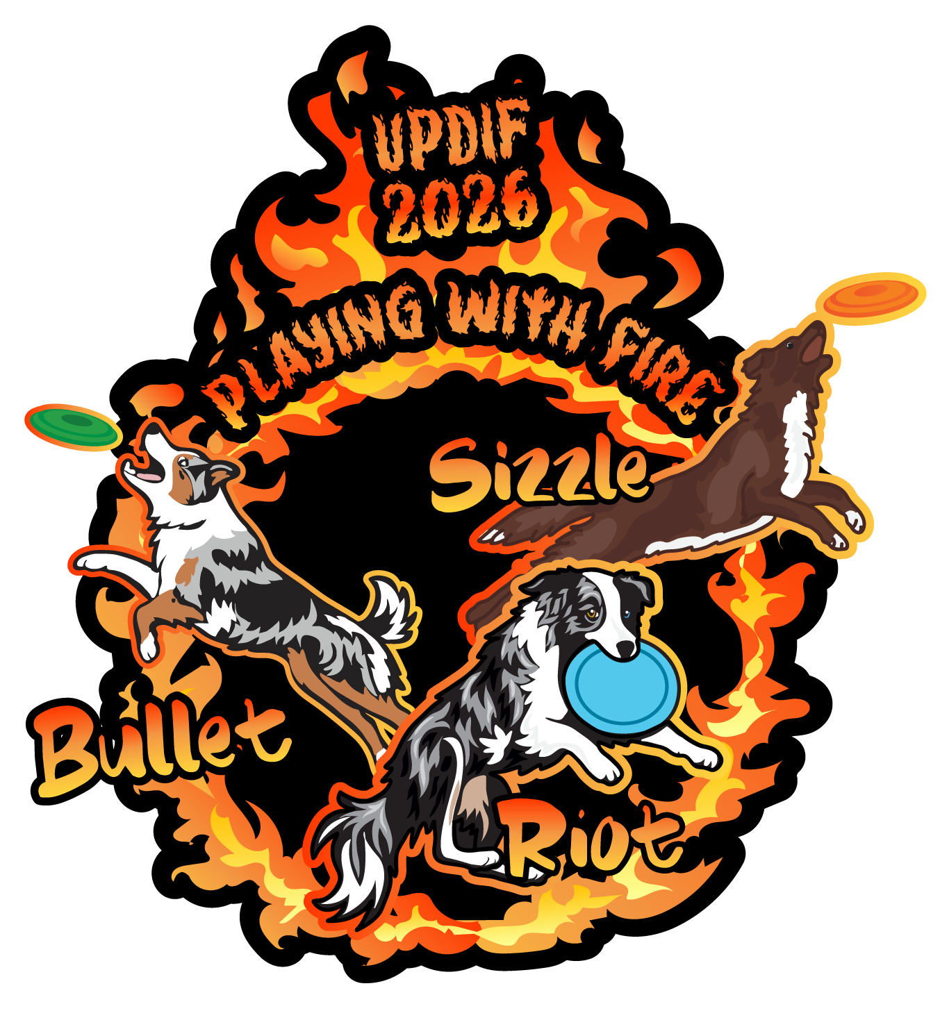 UP DIF SPECIAL! - STICKER ART - FIRE