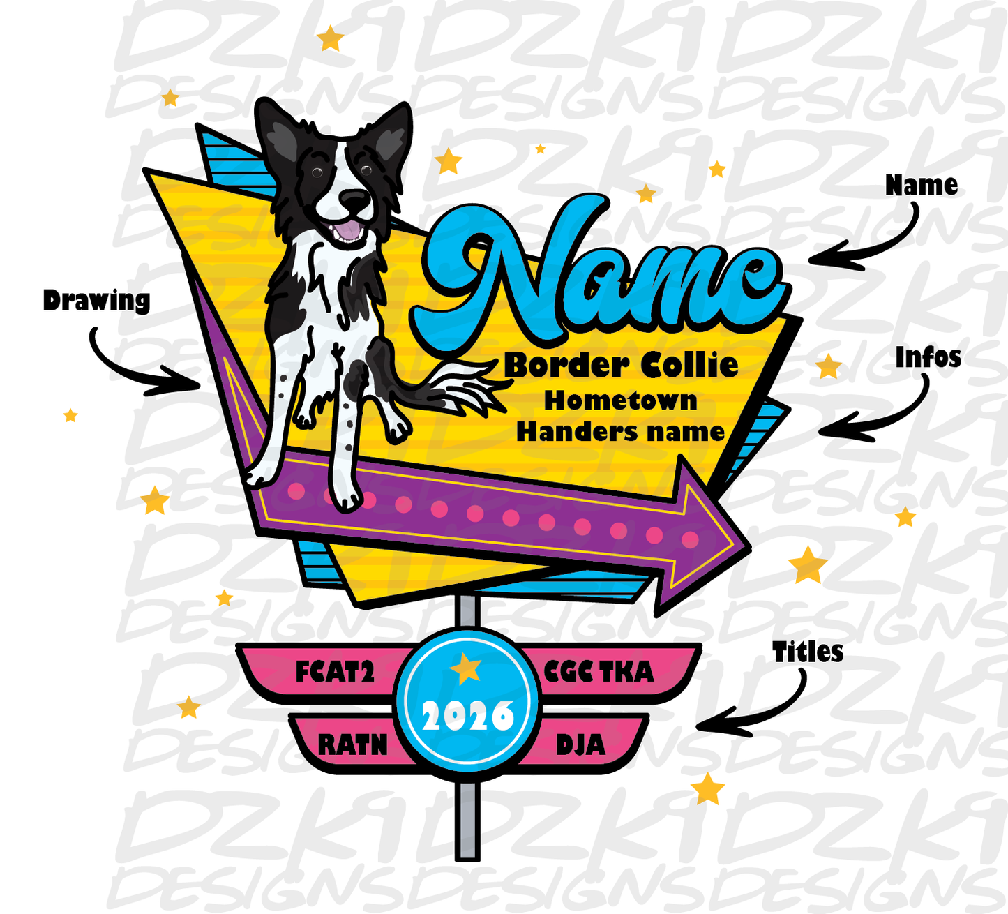 VINTAGE SIGN STYLE - CUSTOM ART