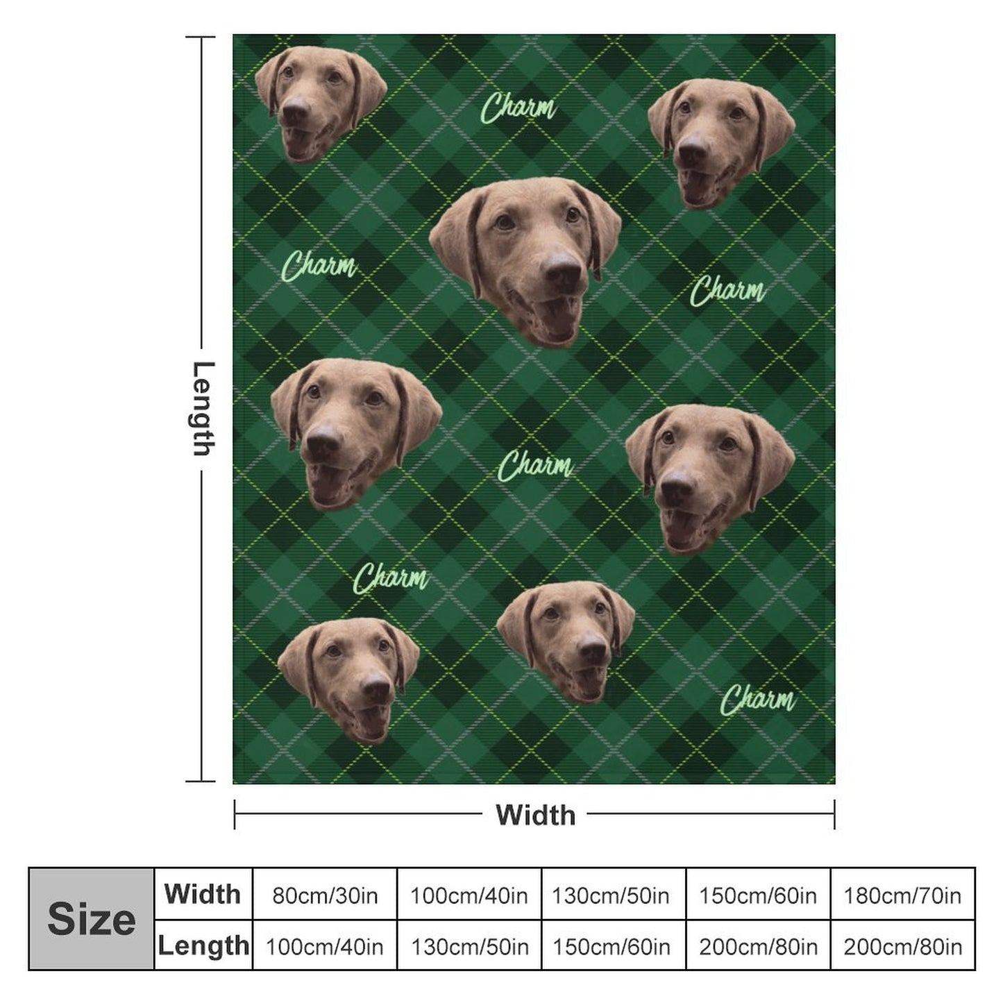 CUSTOM Blanket-40"x50" (Dual-sided Printing)