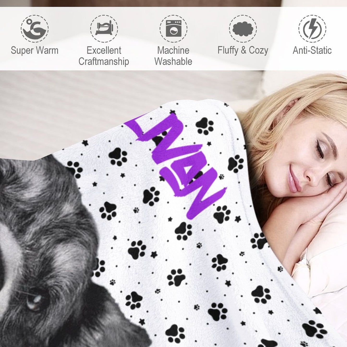 280gsm Flannel Blanket-40"x50" (Dual-sided Printing)