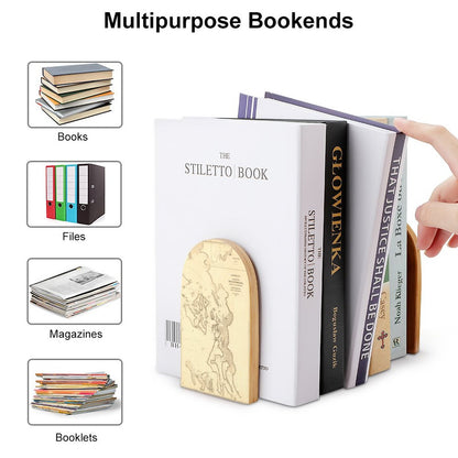 Wood Bookends (Set of 2)