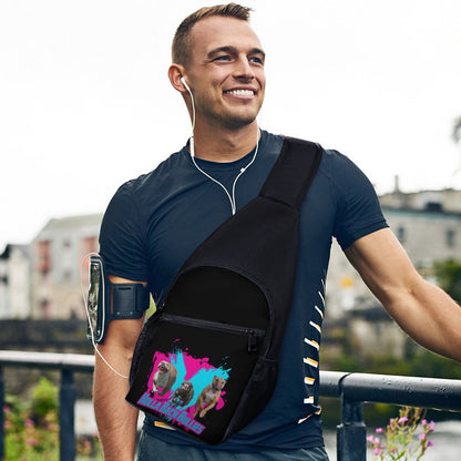 HOLLA BACK BULLIES Personalized Sling Bags with Single Shoulder A002