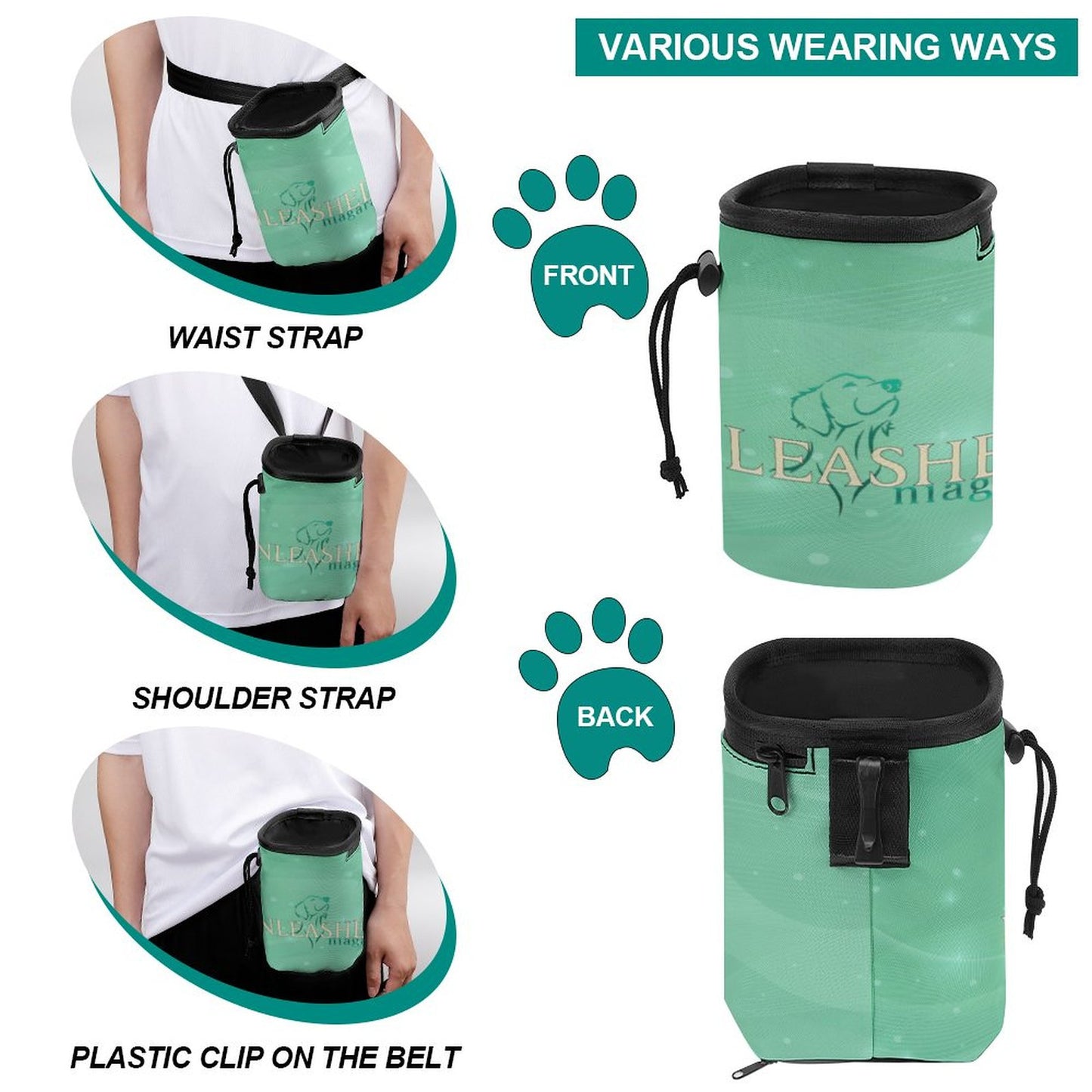 UNLEASHED NIAGARA  Dog Treat Training Bag