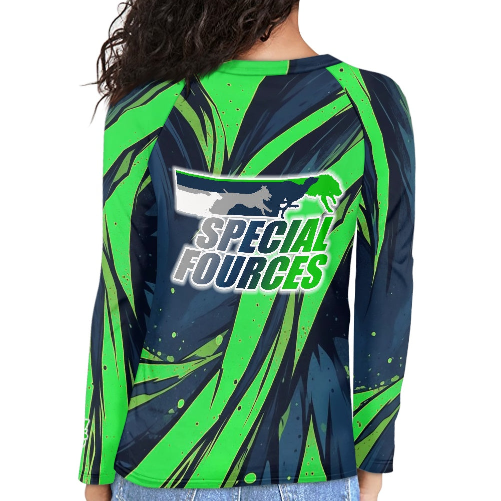 Long sleeve loose T-shirt