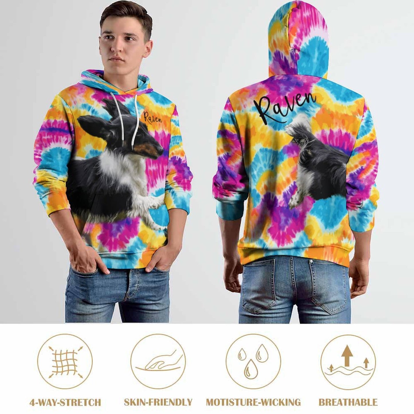 280gsm Custom Hoodie No Minimum with Double-layer Cap