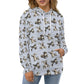 WINDSPRITE  - Silken Windhound  Pattern Hoodie