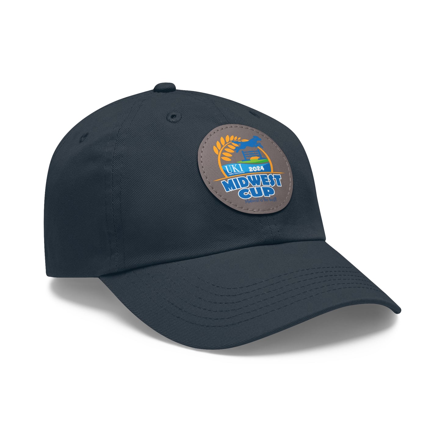 UKI MIDWEST CUP  Hat with Leather Patch (Round)