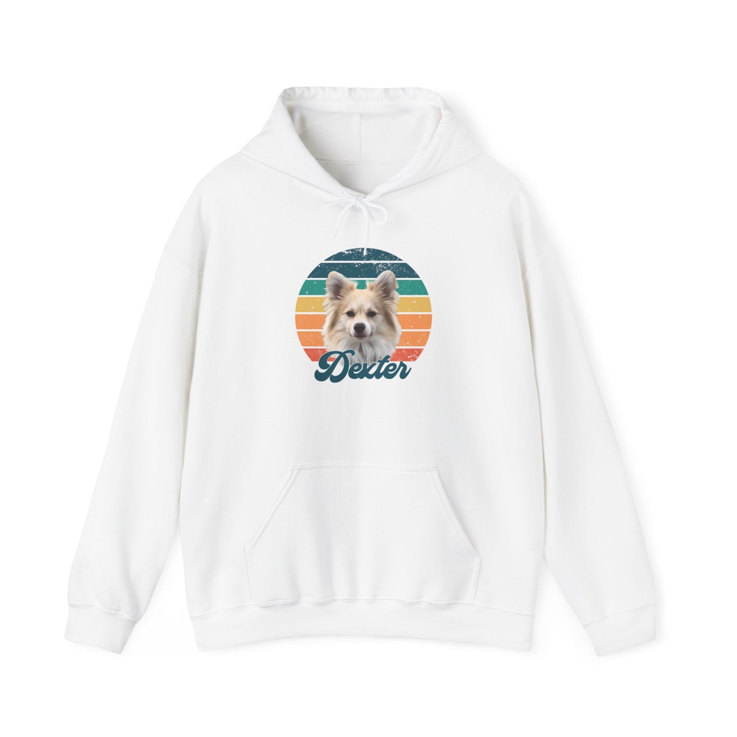 RETRO SUNSET DEXTER Unisex Heavy Blend™ Hooded Sweatshirt