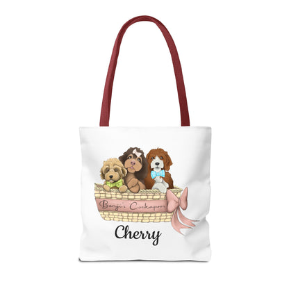 CHERRY  Benjis Cockapoos Tote Bag