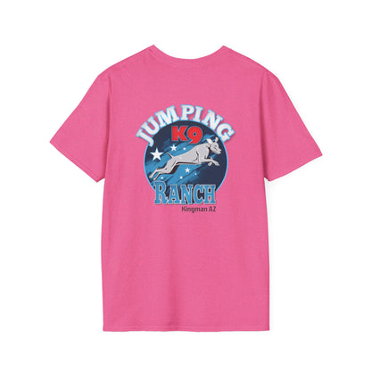 Jumping K9 Ranch  Unisex Softstyle T-Shirt