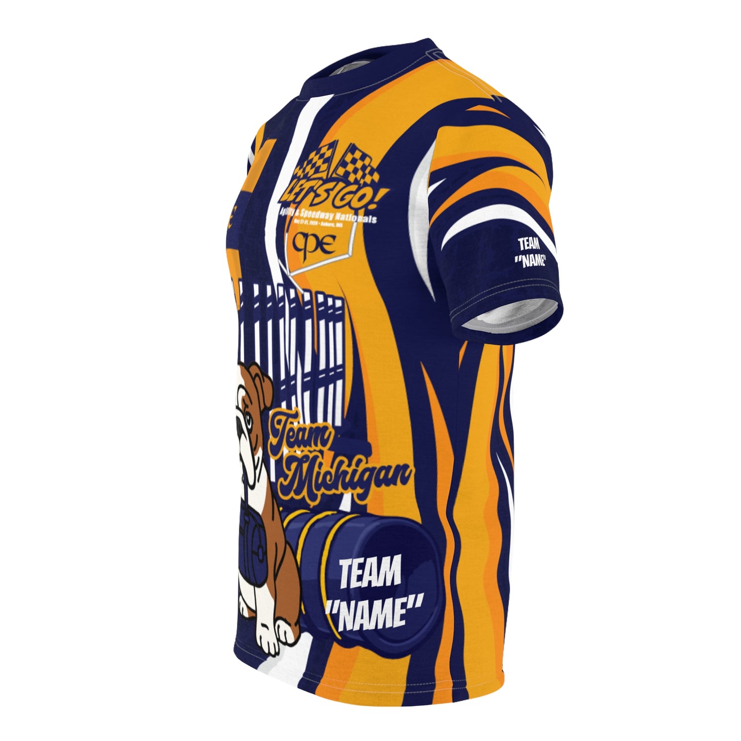 BULLDOG - TEAM MICHIGAN JERSEY - ADD NAME!