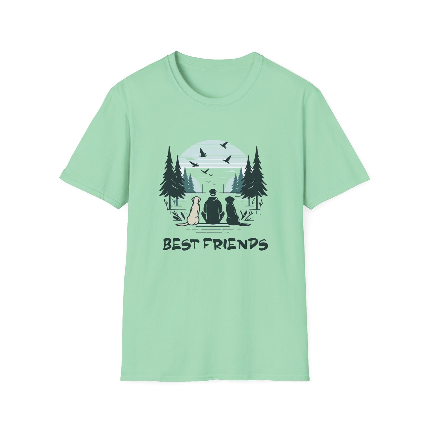 5 No Dogs Left Behind - Unisex Softstyle T-Shirt
